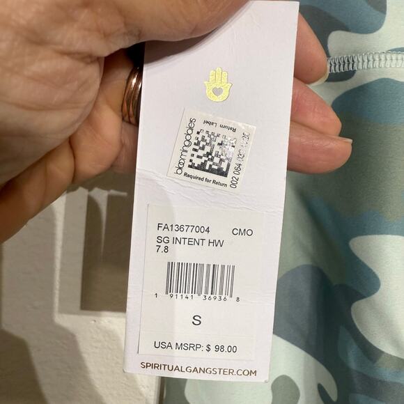 Spiritual Gangster Camo Intent High Waist 7/8 Leggings Sz S NWT - Picture 8 of 13